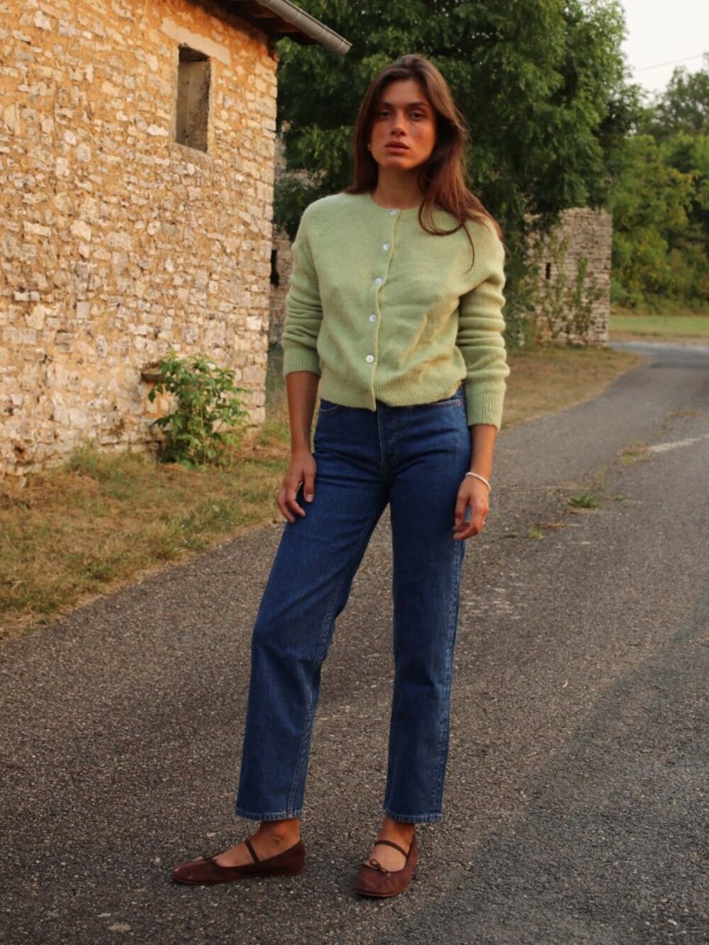 Dôen NWT Diana Crop Jean in Rousseau Wash Size 30